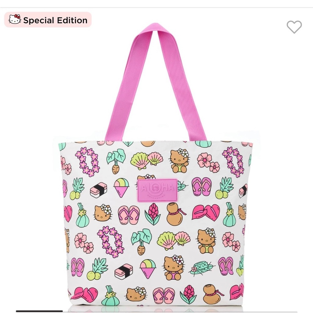 ALOHA COLLECTION Special Edition Hello Kitty Pink Tote Bag
